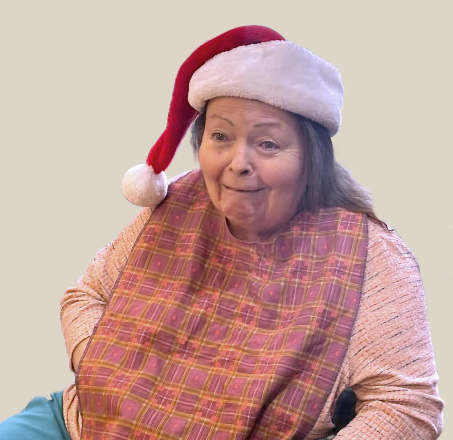 2025-12-31. Claudine en Mère Noël! image