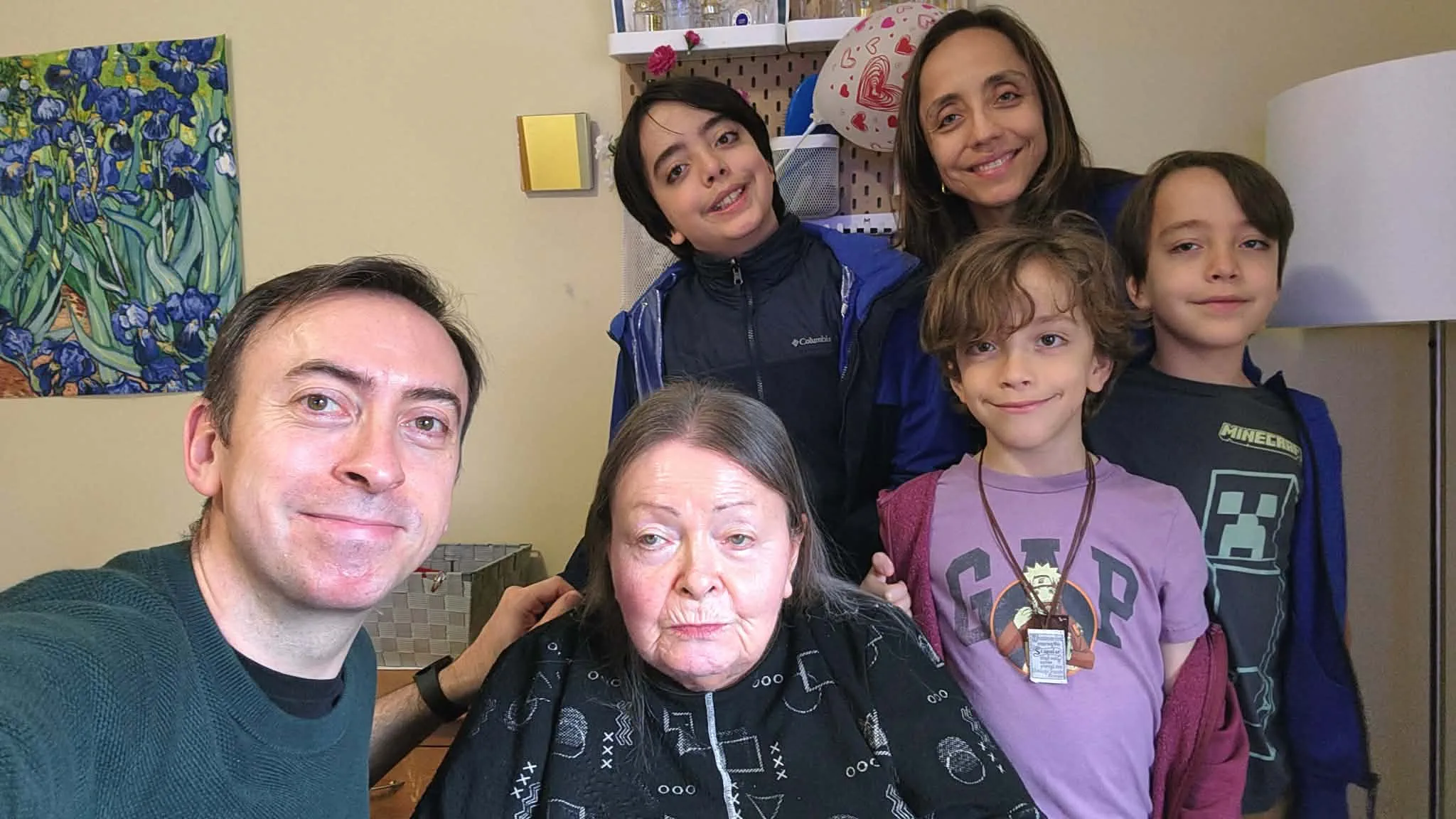 2026-04-09. Jérôme, Aline et les enfants en visite au Québec. image